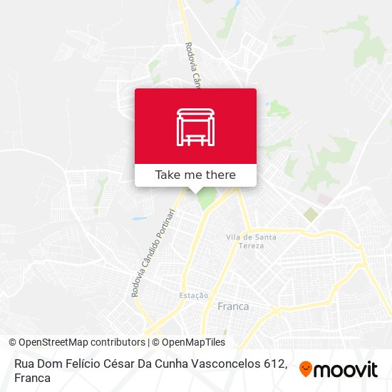 Rua Dom Felício César Da Cunha Vasconcelos 612 map