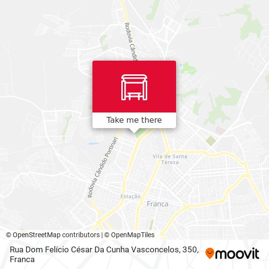 Mapa Rua Dom Felício César Da Cunha Vasconcelos, 350