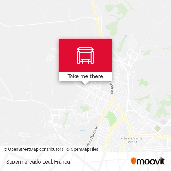 Mapa Supermercado Leal