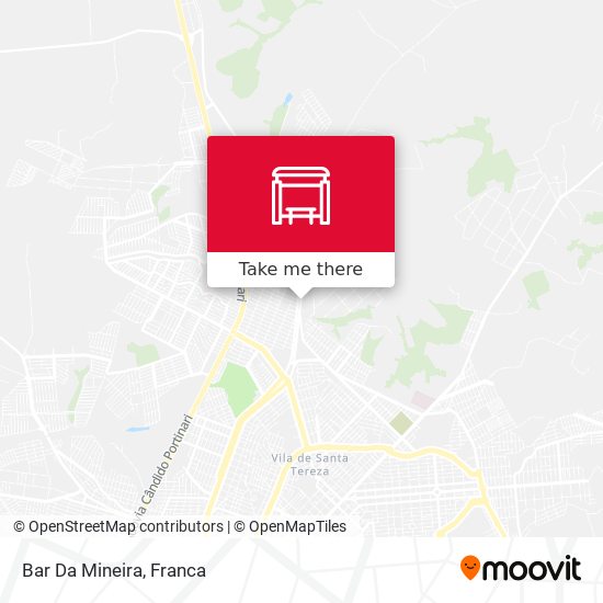 Bar Da Mineira map