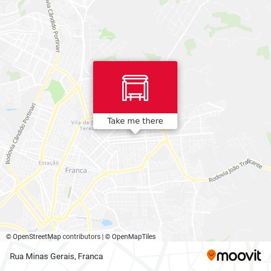 Rua Minas Gerais map