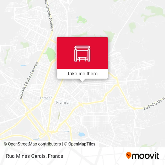 Rua Minas Gerais map