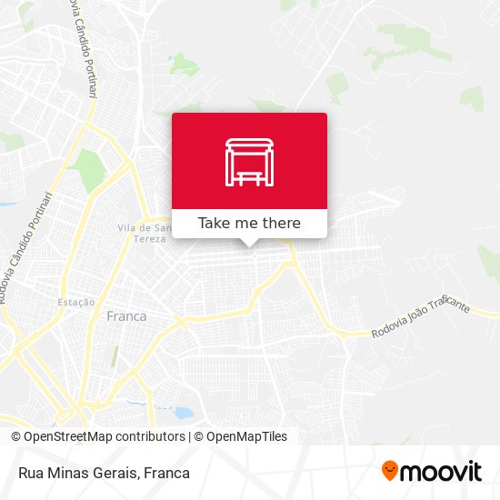 Rua Minas Gerais map