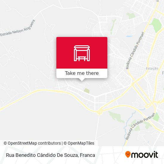 Mapa Rua Benedito Cândido De Souza