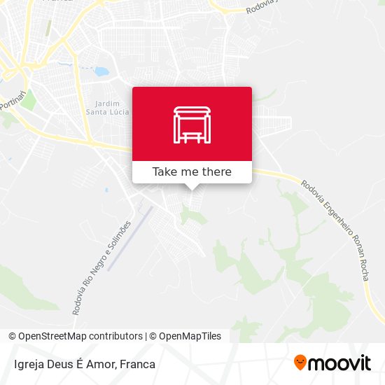 Igreja Deus É Amor map