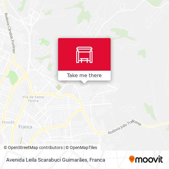 Mapa Avenida Leila Scarabuci Guimarães