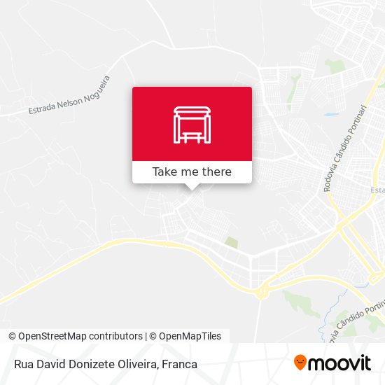 Rua David Donizete Oliveira map