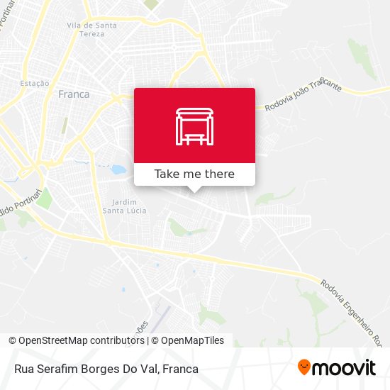 Rua Serafim Borges Do Val map