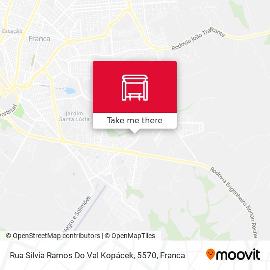 Rua Silvia Ramos Do Val Kopácek, 5570 map