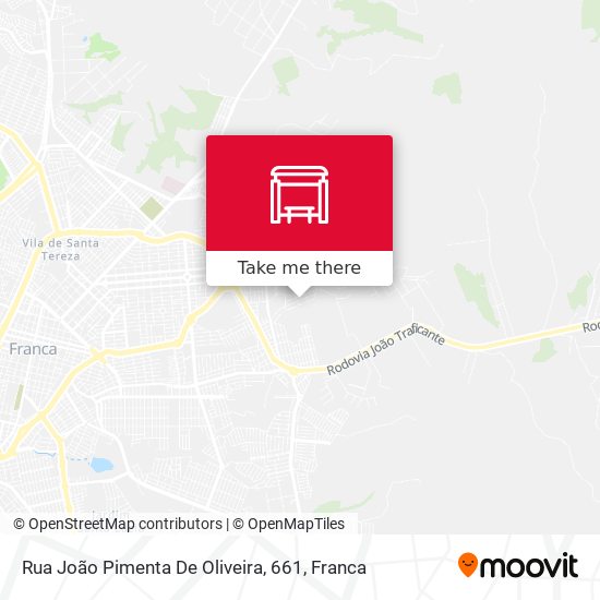 Mapa Rua João Pimenta De Oliveira, 661