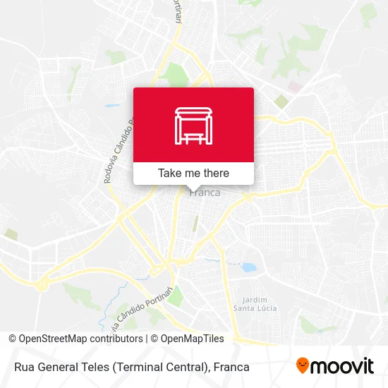Rua General Teles (Terminal Central) map