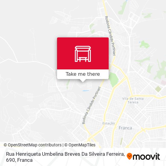 Mapa Rua Henriqueta Umbelina Breves Da Silveira Ferreira, 690