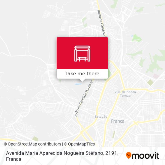 Avenida Maria Aparecida Nogueira Stéfano, 2191 map