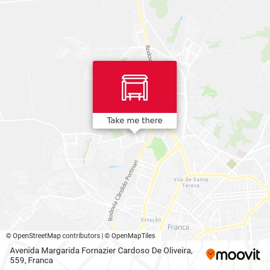 Mapa Avenida Margarida Fornazier Cardoso De Oliveira, 559