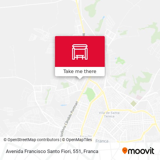 Avenida Francisco Santo Fiori, 551 map