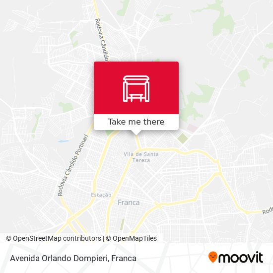 Avenida Orlando Dompieri map