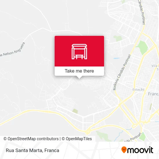 Rua Santa Marta map