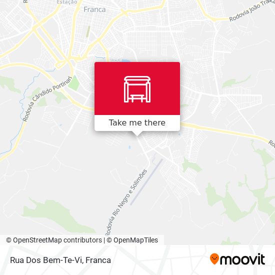 Mapa Rua Dos Bem-Te-Vi