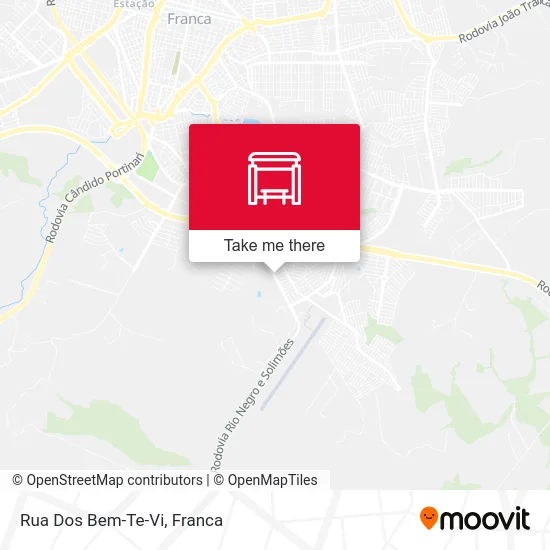 Rua Dos Bem-Te-Vi map