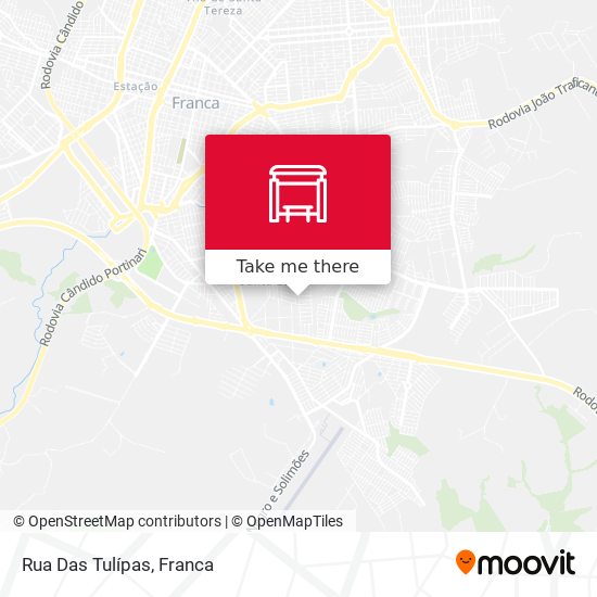 Rua Das Tulípas map