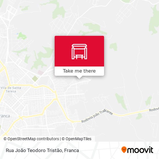 Mapa Rua João Teodoro Tristão