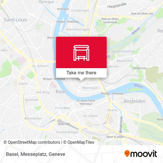 Basel, Messeplatz map