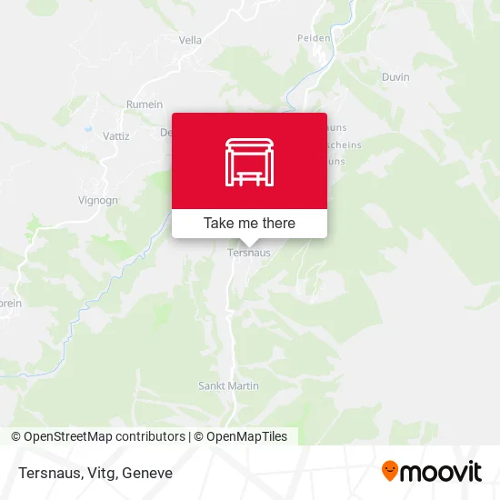 Tersnaus, Vitg map