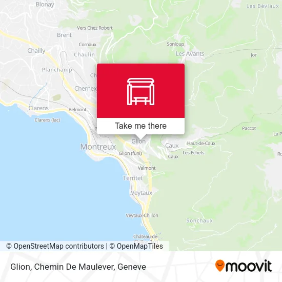 Glion, Chemin De Maulever map