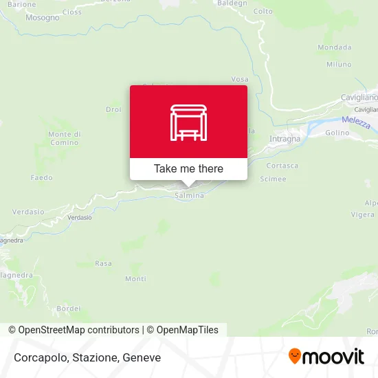 Corcapolo, Stazione map
