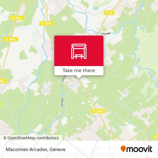 how to get to maconnex arcades in geneve by bus or light rail