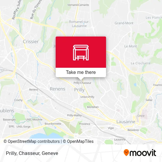 Prilly, Chasseur map