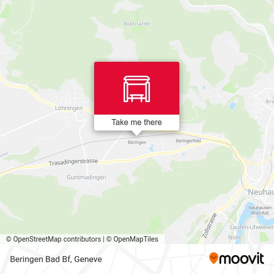Beringen Bad Bf map