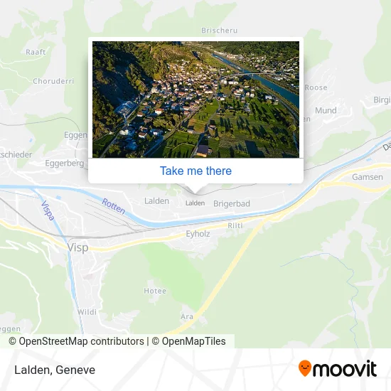 Lalden map