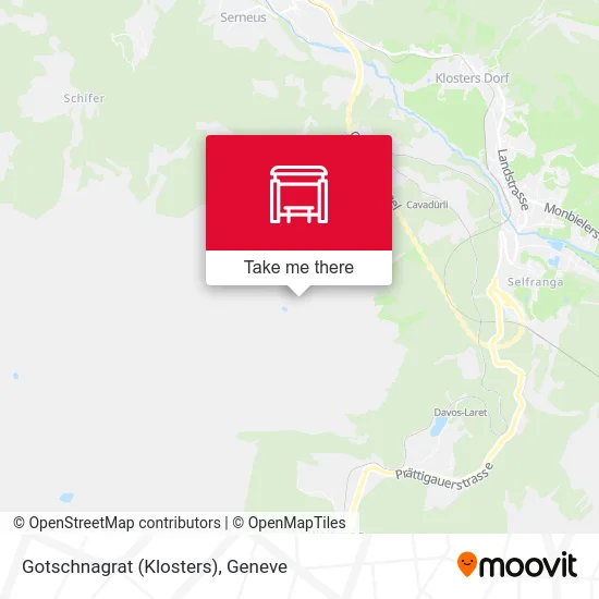 Gotschnagrat (Klosters) map