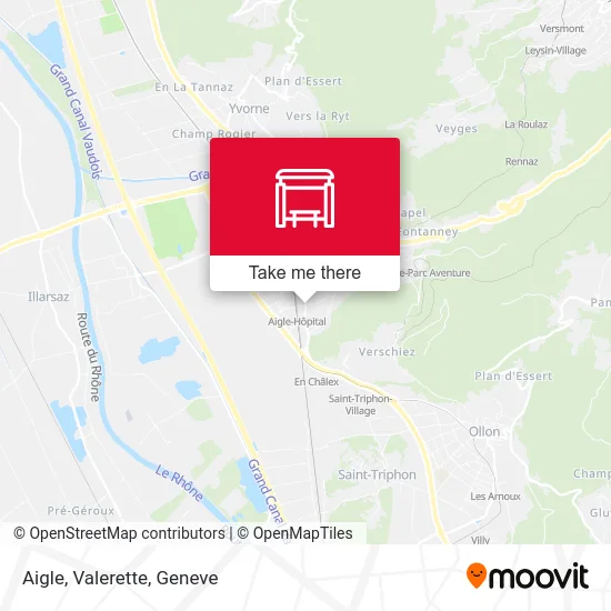 Aigle, Valerette map