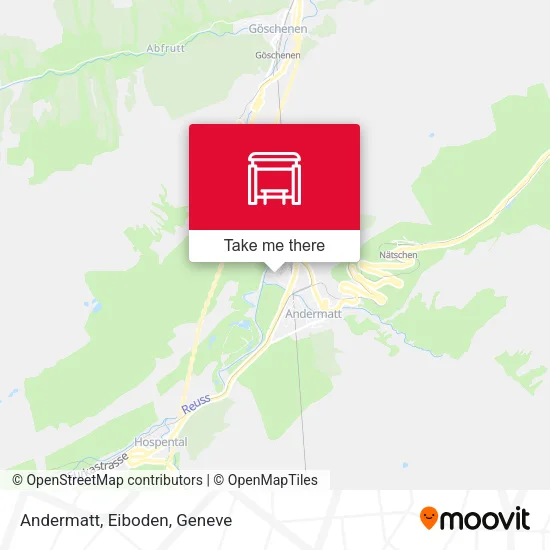 Andermatt, Eiboden map