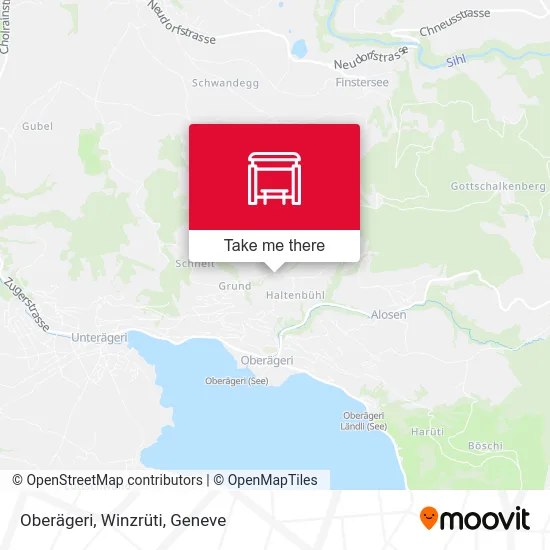 Oberägeri, Winzrüti map