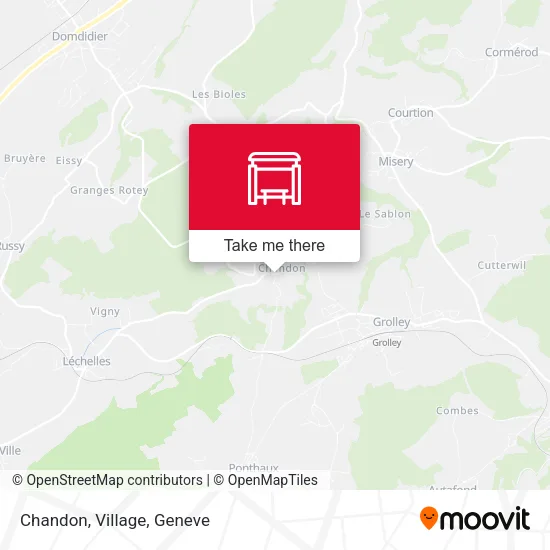Chandon, Village map