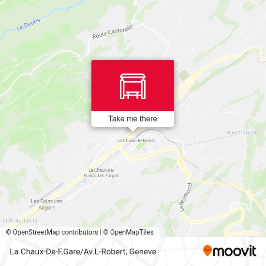 La Chaux-De-F,Gare/Av.L-Robert map