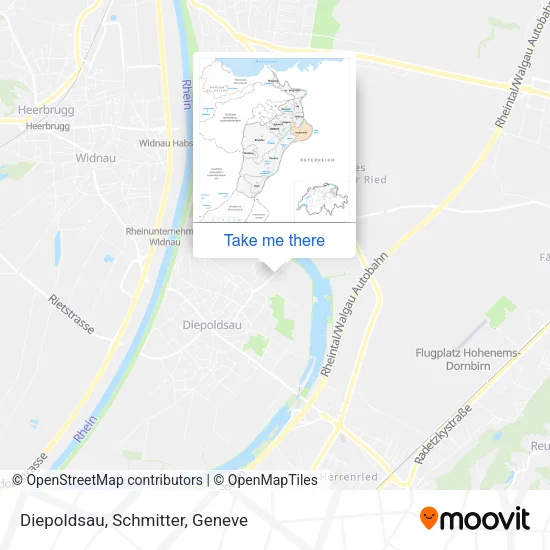 Diepoldsau, Schmitter map