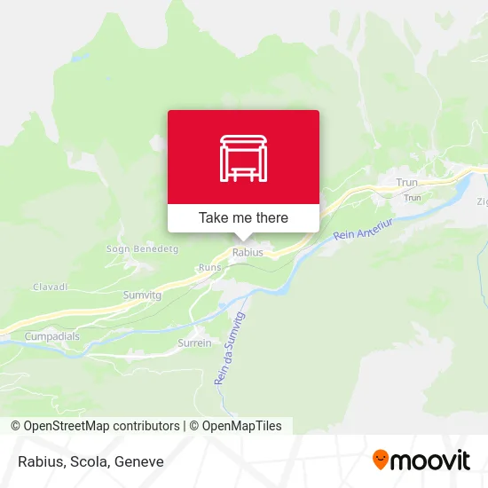 Rabius, Scola map