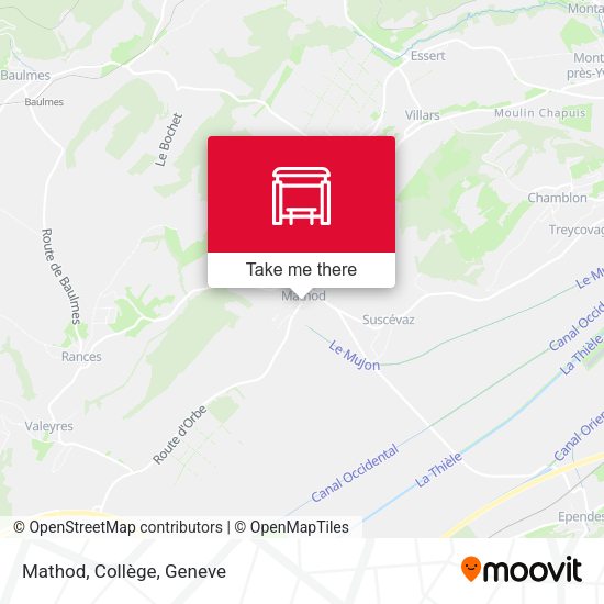 Mathod, Collège map