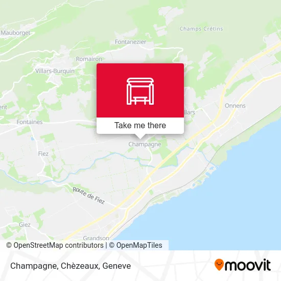 Champagne, Chèzeaux map