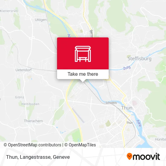 Thun, Langestrasse map