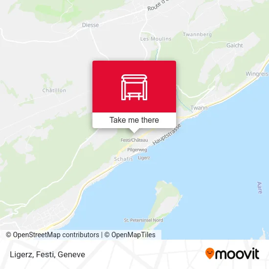 Ligerz, Festi map