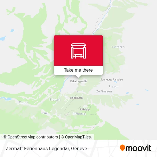 Zermatt Ferienhaus Legendär map
