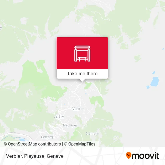 Verbier, Pleyeuse map