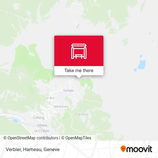 Verbier, Hameau map
