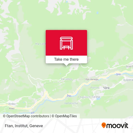 Ftan, Institut map