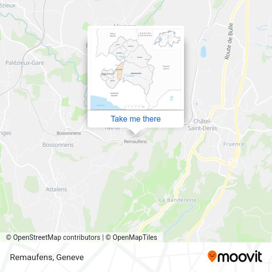 Remaufens map